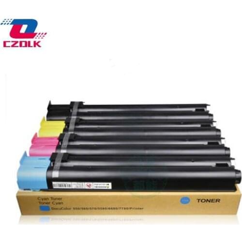 1Set X New Compatible Toner Cartridge for Xerox DocuCentre C550 560 5580 6680 570 7780 1Set=4Pcs(BK.C.M.Y) 650G/Pcs