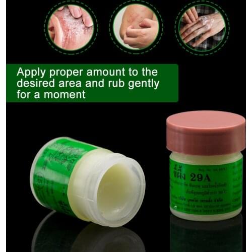 Sumifun 3Pcs Thailand 29A Ointment Dermatitis Psoriasis Eczma Pruritus Cream Chinese Natural Herbal Medical Plaster P0018