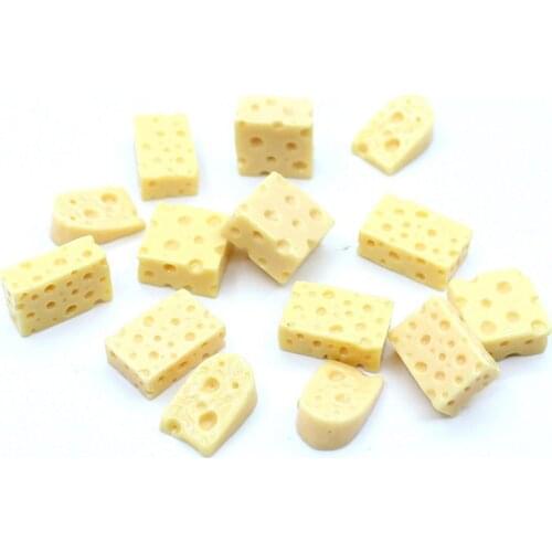 10Pcs/Lot Mini Cheese Resin Slime DIY Accesorios Plasticine Slime Supplies Filler For Clear Fluffy Slime Gift Toy For Childern