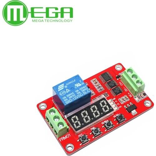 10PCS FRM01 DC 12V Multifunction Self-lock Relay Cycle Timer Module PLC Home Automation Delay Module