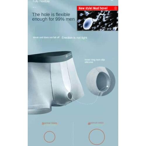 Couples Enhanced Emotion Bullet-Type Foreskin Separation Underwear Mens Tortoises Head JJ Friction Reduction Sensitive