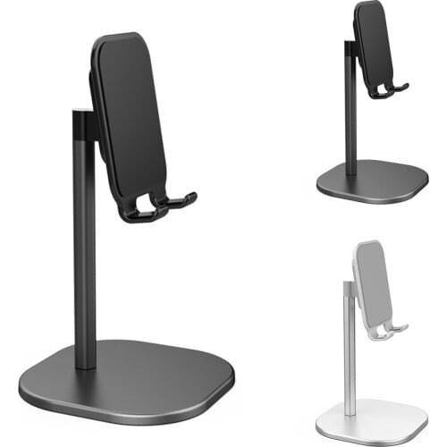 Desktop Tablet Stand Adjustable Aluminum AlloyMobile Phone Holder Stand Telescopic Metal Desktop Live Broadcast Stand