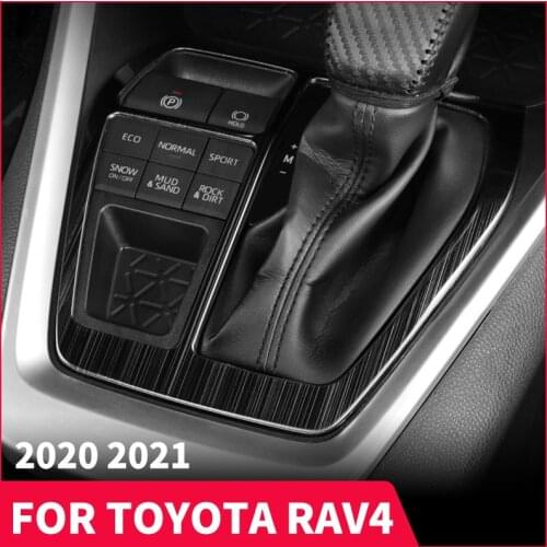 Gearshift Panel, Water Cup Gear Panel Frame Sequins For Toyota RAV4 XA50 Refit 2019 2020 2021 Car Accessories