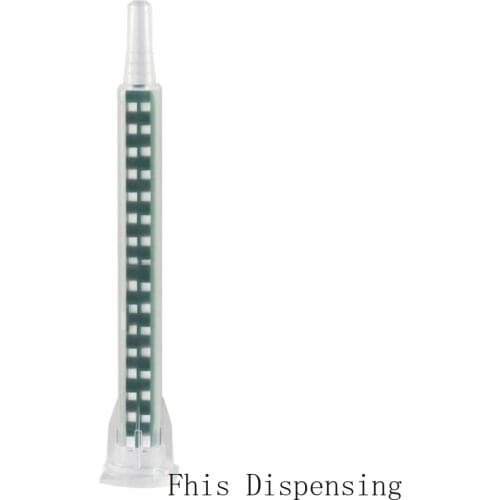 Resin Static Mixer 5.3-16/ F6-16 Mixing Nozzles for Duo Pack Epoxies Bayonet Square Green Core POM Material