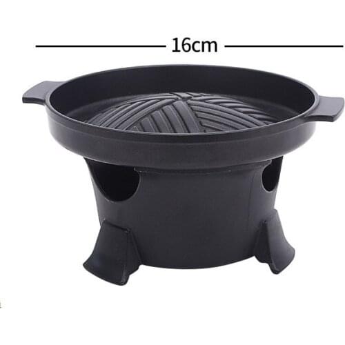 Portable Mini bbq grill Household tabletop BBQ Restaurant Hotel single barbecue stove Korean cuisine table barbecue grill 080