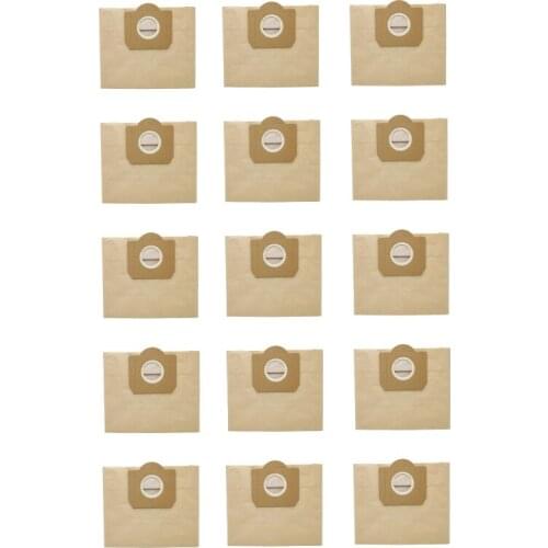 15Pcs Dust Bag for KARCHER WD3 Premium WD 3,300 M WD 3,200 WD3.500 P 6,959-130 Vacuum Cleaner