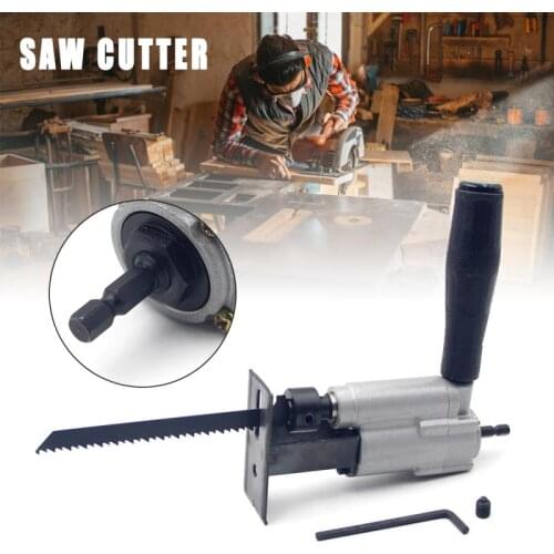 Electric Drill Connection Saw Cutter Woodworking Reciprocating Saw Chainsaw Home Saber Portable Wood Cutting Tools