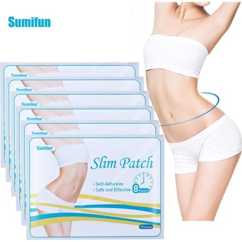 Sumifun 30pcs Slim Patch Keep Fit Sticker Weight Lose Product Burning Fat Herbal Medical Plaster Detox Beauty Body D1483