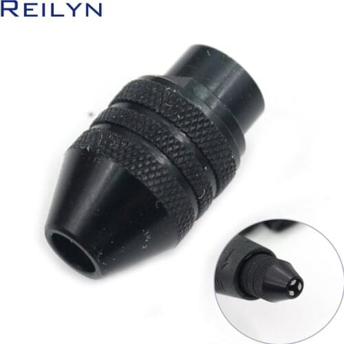 1 pc universal chuck M8x0.75mm M7x0.75mm clamping chuck 0.3-3.2mm clamping size adjustable for MINI grinder dremel rotary tools