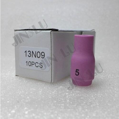 13N09 #5 Tig Nozzle Alumina Ceramic Cup TIG Welding Torch SR WP 9 20 25 10PK