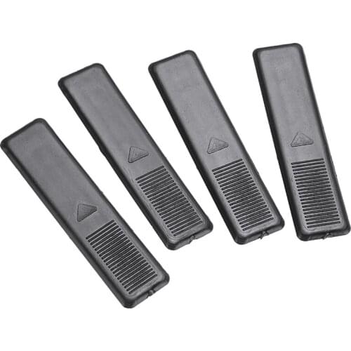 4pcs Black Car Roof Rail Rack Clip Cover Replacement Roof Rail Rack Clip For Mazda 2 3 6 CX5 CX7 CX9