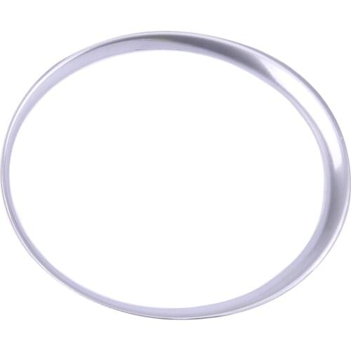 5pcs Dashboard Meter Ring Speedometer Gauge Cover Console Display Trim Silver fit for Porsche 911 991 2011 2010 2013 2014 2015