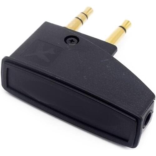 5X BOSE-QC2 QC3 QC15 QC20 QC25 & AE2 AE2W Headphones Airplane Airline Adapter-Used