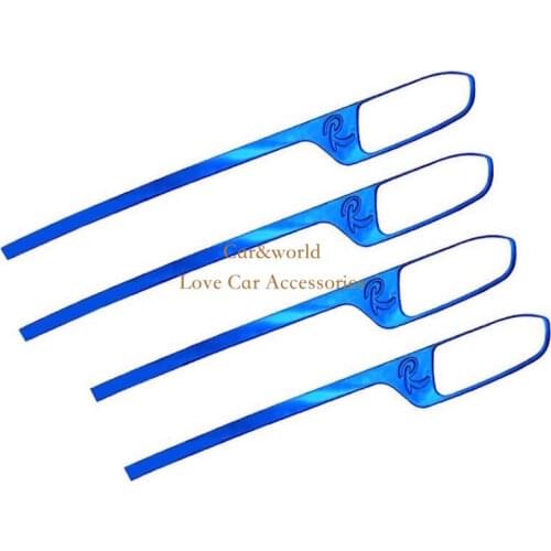 Accessory For Kia Sportage R Interior Door Bowl Cover Trim Handle Decorate Sticker Stainless Steel 2011 2012 2013 2014 2015 2016