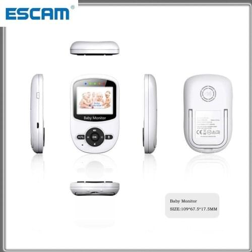 2.4 inch Wireless Baby Monitor Electronic Baby Video 2 Way Audio Nanny Camera Night Vision Temperature Monitor BM-SM24 By ESCAM