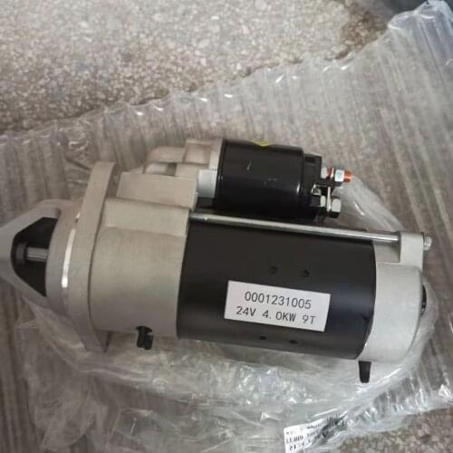 D6D EC210BLC Diesel Engine Starter Motor For Excavator Parts Start Motor Auto Parts 20459041 24V 9T 4.0W