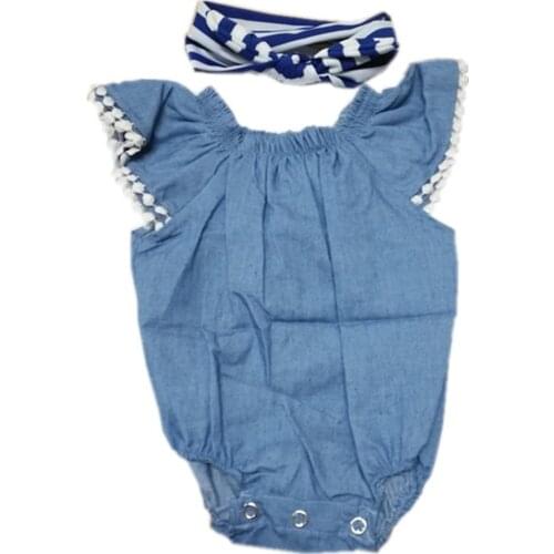 ADFO 20-22 Inches Reborn Baby Doll Clothes 51-56 CM Cute Bebe Toy Outfit Dress Romper