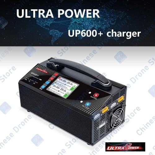 Ultra Power UP600+ Dual Channel 2x600W 25A 2-6S LiPo Balance Charger Using for Agriculture Mapping Surveying UAV Drone