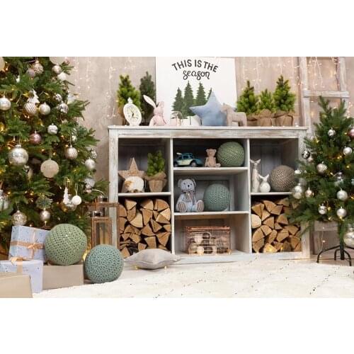 Mehofond Christmas Photography Backdrop Christmas Decoration Photo Background Birthday Party Backdrop Photocall Photo Studio