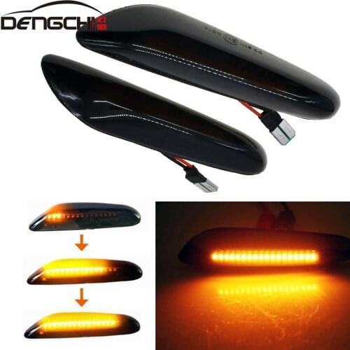 2 PCS Car Turn Signal Lamp For BMW E90 E91 E92 E93 E60 E87 E82 E46 LED Light Auto Indicator Left Right Flow Lights Accessories