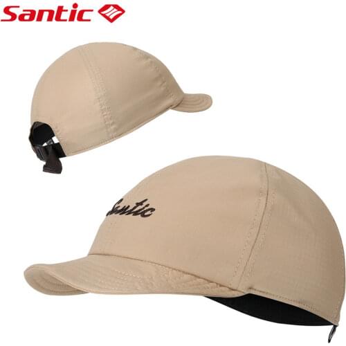 Santic Riding Cycling Cap Outdoor Sports Polyester Hats Sweat Absorbing Headgear Breathable Lightweight Sun Caps for Men & Women