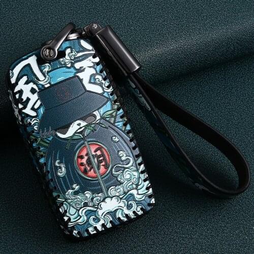 Leather Car Remote Key Case Key Cover For Acura LDX MDX RDX NSX RTLX TLX-L TLX RLX Car Styling