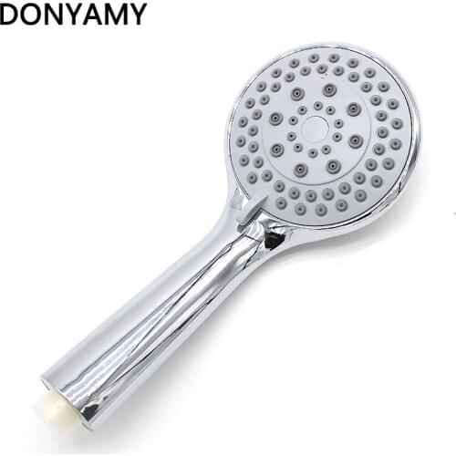 DONYUMMYJO Multifunction Water Saving Shower Head High Pressure ABS Chrome Handheld Round Bathroom Shower soffione doccia douche