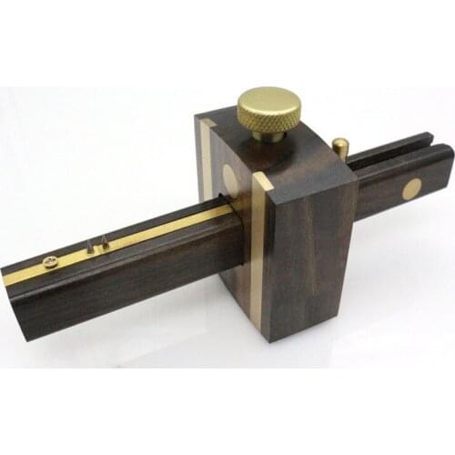 Ebony Scribe EU Type Woodworking Line Drawing Tool Multifunctional Screw Type Woodworking Wire Threader