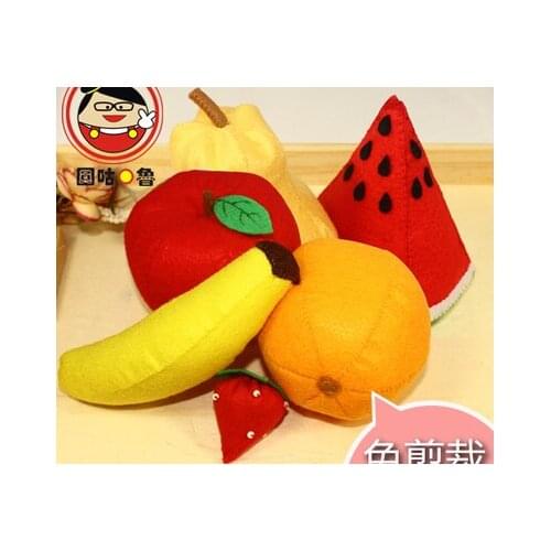 Cartoon fresh fruit Fabric Felt kit Non-woven cloth Craft DIY Sewing set Felt Handwork Material DIY needlework supplies