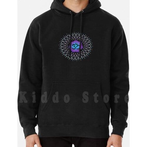 Om Mandala hoodies long sleeve Om Om Mandala Mandala Spirituality Law Of Attraction Religious Religious