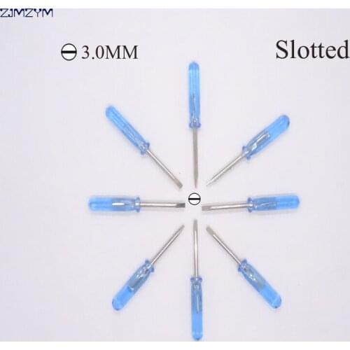 Wholesale 50PC/set 3.0MM screwdriver head Phillips and slotted screwdriver repairing disassemble tool for mobile phone