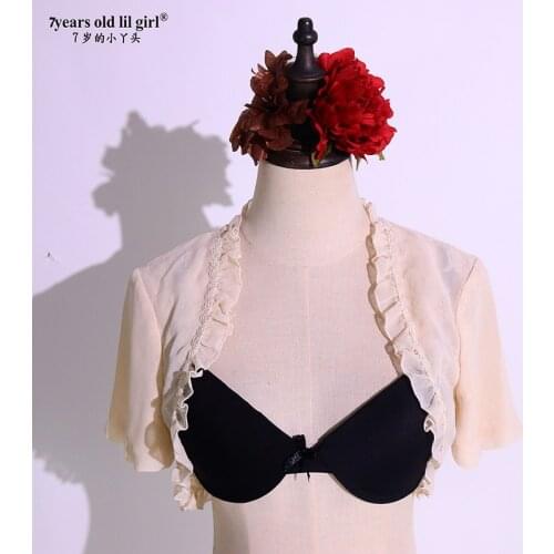 Flamenco Tribal Belly Dance Ballet Popular Korean Chiffon Lace Shoulder Dress Classic Design LA07