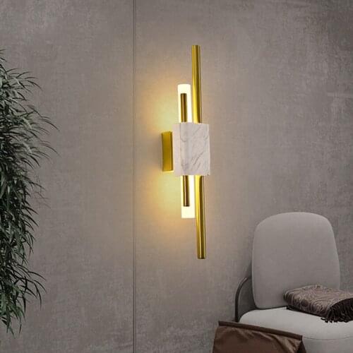 Post-modern Nordic light luxury creative wall lamp for living room bedroom background wall hotel aisle minimalist wall lights