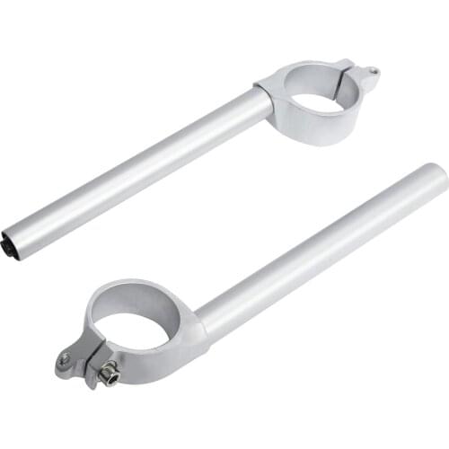 Motorcycle Silver HandleBars Clip On For Yamaha YZF R1 YZF-R1 2015-2021 2020 2019 2018