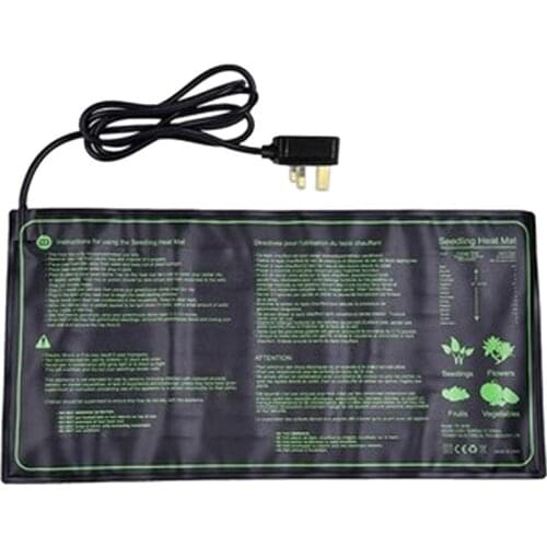 Seedling Heat Mat Hydroponic Seed Reptile Plant Heating Pad 10inchX20inch