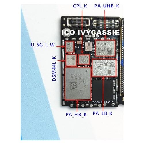 8092M PA_HB_K 170-21 PA_LB_L 203-15 PA_LB_K 208-15 PA_UHB_K SKY13775 S775 CPL_K 76018 For iPhone XS MAX XR Power Amplifier IC