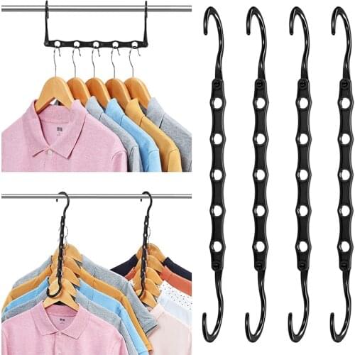 Closet Hangers Organizer Magic Hangers Space Saving Clothes Multi-port Drying Hangers Clothing Storage Racks for Heavy Clothes