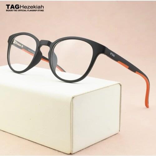 TAG Brand Round glasses frame women 2020 TR90 computer prescription myopia spectacle frames optical glasses frame men eyeglasses