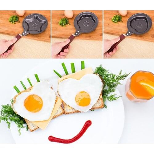 1pcs Multi-styles Non-stick Mini Egg Pan DIY Omelette Pancakes Breakfast Egg Fryer Skillet Cooking Accessories Kitchen Tools