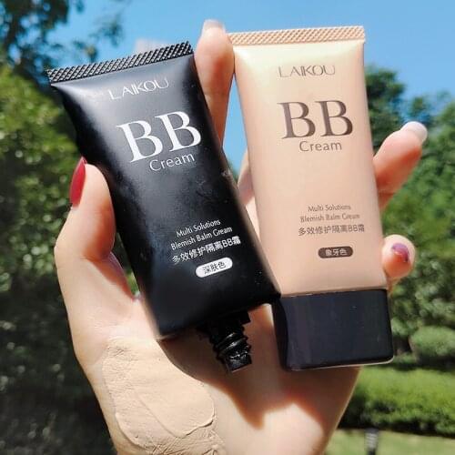 LAIKOU BB cream multi-effect repair isolation and concealer long-lasting liquid foundation moisturizing white