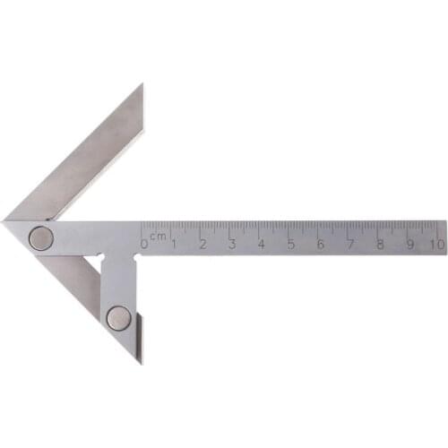 Centering Square 100*70mm Gaging Center Gauge Round Bar Marking Center Finder