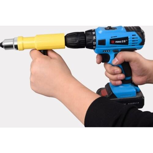Electric rivet gun conversion head pull cap gun nut gun pneumatic drill rivet blind rivet gun