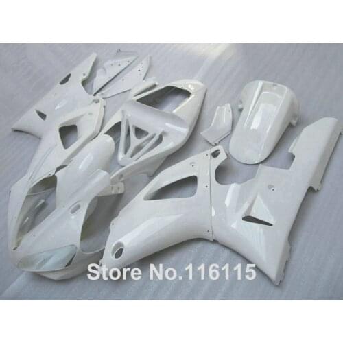 Hot sale fairings for YAMAHA YZF R1 2000 2001 all white ABS fairing kit R1 00 01 Injection molding 3123
