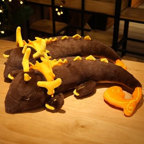 Game Genshin Impact Morax Dragon Plush Doll Pillows 68CM Anime Cosplay Xmas Toys Gifts Cartoon Bolster Props Accessories