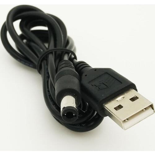 USB Male to 5.5 mm/2.5 mm 5.5*2.5 5.5*2.1 DC Barrel Jack Power Cable AC plug Transfer Connector Charger interface converter