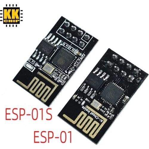 KKCHIP ESP-01 ESP-01S ESP8266 serial WIFI wireless transceiver module ESP01 ESP8266-01 S 3.3V SPI For arduino Free Shipping
