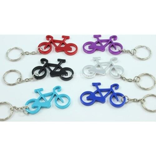 1000 pcs Bike Bicycle Metal Beer Bottle Opener keychain key rings for bike lover biker Gift for cycling wholesale