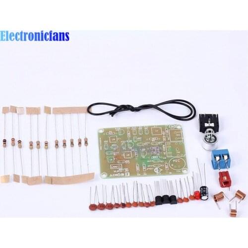 88-108MHz FM Frequency Modulation Wireless Microphone Module DC 3-6V FM Transmitter Module DIY Kits Transmitter Board Parts