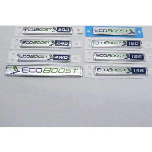 Soarhorse Car Ecoboost Emblem Decal For Ford Focus Kuga Escape F-150 Tailgate Replace Sticker