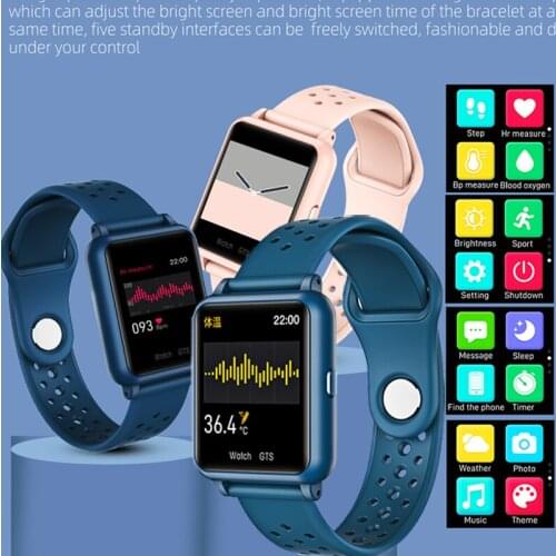 2020 New Temperature Measurement Smart Watch Men Full Touch Screen Sport Fitness Watch Sleep Heart Rate Monitor Smartwatch Women
